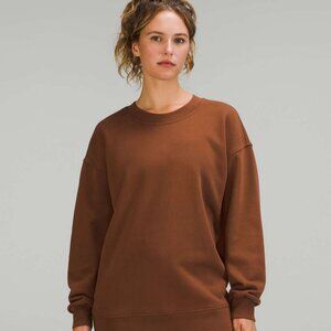 NWT Lululemon Perfectly Oversized Crew - Roasted Brown (Size 8)